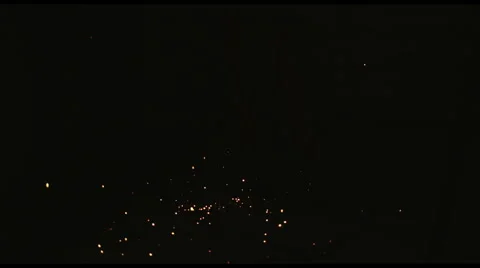 Sparks on dark background Stock Footage 56628108