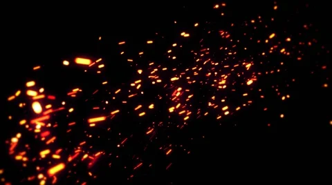 Sparks in the Dark Stock Footage 67717636