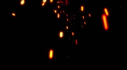 Sparks in the Dark  Stock Footage 67728773