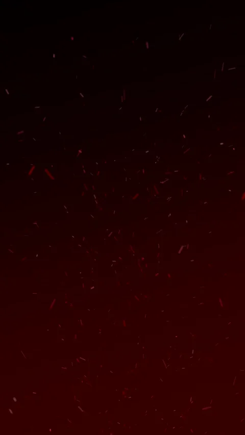 Sparks Embers Background with Red Glow and Slow Floating Particle Fire Elements Stock Footage 337768027