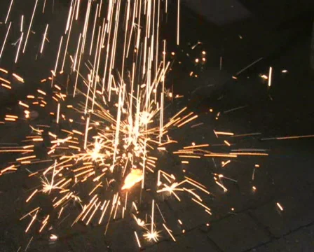 Sparks Falling 2 Stock Footage 284845