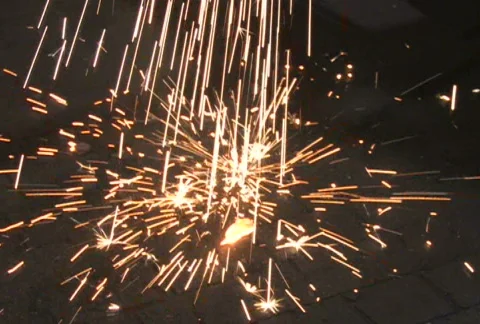 Sparks Falling 2 Stock Footage 285229
