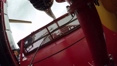 Sparks falling on the camera resting under a workstation. About metal industry, Stock Footage 71275540