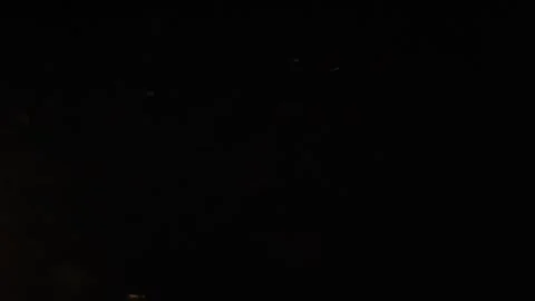 Sparks of fire in the darkness 2 Stock Footage 318313484