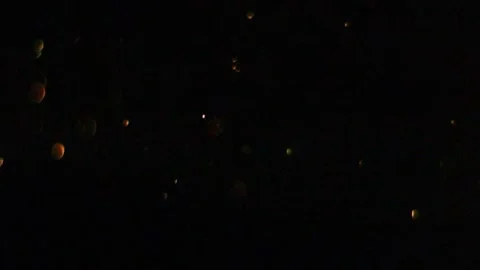Sparks of fire in the darkness 4 Video stock 318314566