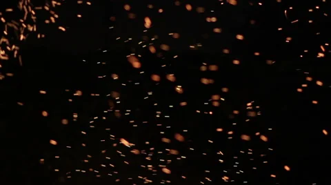 Sparks of Fire Stock Footage 40313651