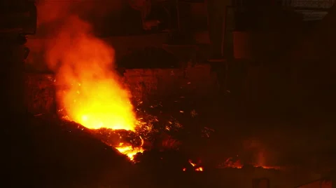 Sparks of fire Stock Footage 55390513