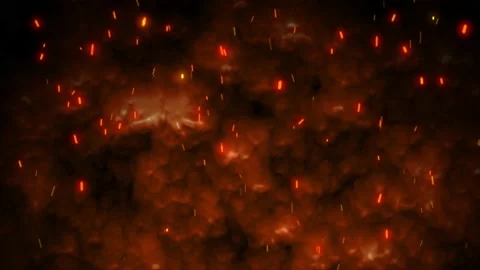 Sparks of flame Stock Footage 164242447