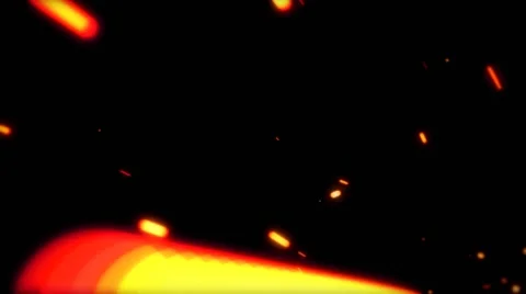 Sparks Fly Away in the Dark Stock-Footage 67728287
