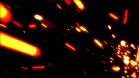 Sparks Fly Away in the Dark Stock Footage 67733386