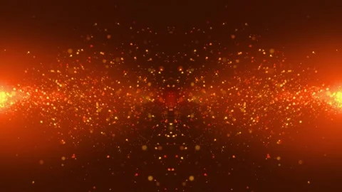 Sparks fly out of the fire. Abstract glowing particles of burning fire, Stock Footage 308111196