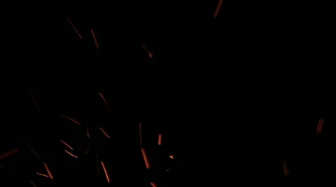 The sparks fly out of fire. Stock Footage 61191004