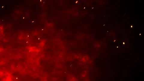 Sparks of lights on a red and black background. Stock Footage 256704436