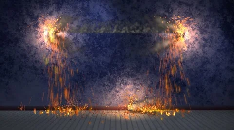Sparks opener with Alpha - HD Stock Footage 1060647