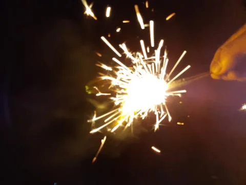 Sparks. Stock Photos