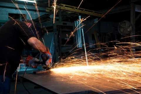 Sparks rain Stock Photos