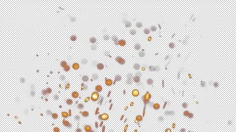 Sparks Rising 02 Loop HD Stock Footage 312512908