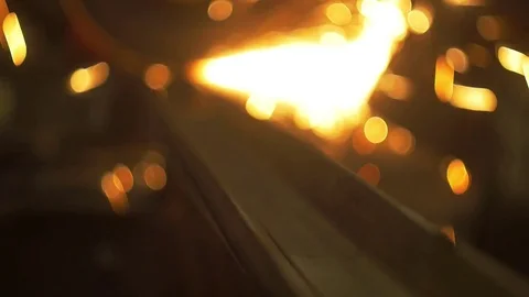 Sparks saw on the background Stock Footage 72693529