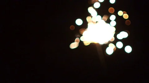 Sparks From spark light Flying In Video stock 82906179