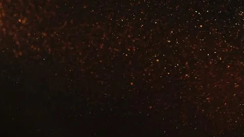 Sparks texture fire ash grain overlay particles Foto stock