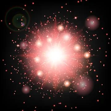 Sparks vector Illustrazione stock