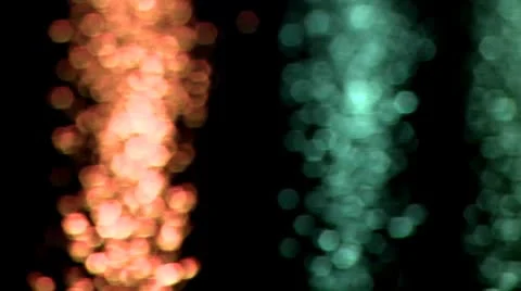 Sparks in water focus Stock Footage 8853741