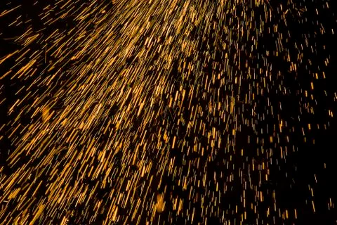 Sparks from Welding Stock Photos