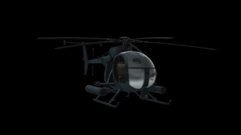 Sparrow Helicopter Animation 1 - Alpha 動画素材 25096424