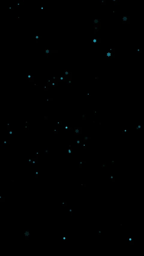 Sparse Blue Snowflakes Falling in Vertical Video Stock Footage 346314930