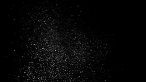 Sparse Burnt Cinders Drifting in Still Air Stock Footage 322560418