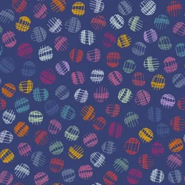 Sparse confetti dotty paper texture seamless background. Tiny colored flecked Stock Illustration