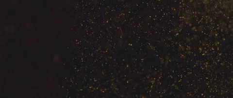 Sparse fine dust elements flying Video stock 247384294