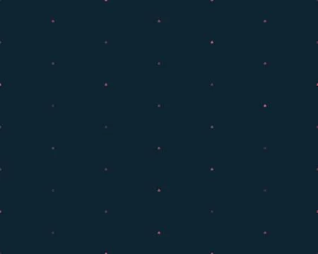 Sparse miniature red and muted violet symbols punctuate a deep navy field, .. Stock Illustration