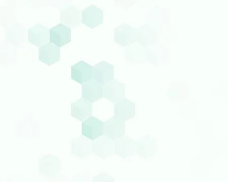 Sparse mint and pale green cubes form small floating clusters on a light ba.. Stock Illustration