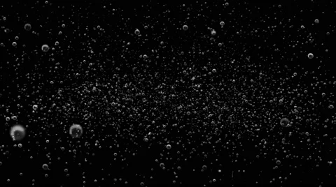Sparse Soda Bubbles Background Alpha Channel Matte with Loop Stock Footage 68723256