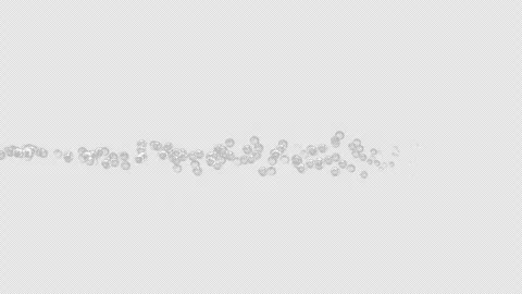 Sparse Soda Bubbles Background Alpha Channel Matte with Loop Stock Footage 276320396
