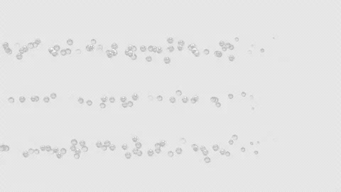 Sparse Soda Bubbles Background Alpha Channel Matte with Loop Stock Footage 276323454
