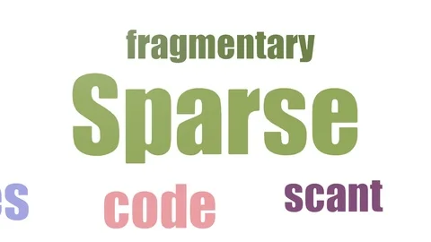 Sparse Tag Cloud Animated On White Background Video stock 103563726