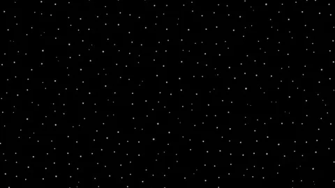Sparse White Moving Dots Texture Loop on Black Background Stock Footage 342344565