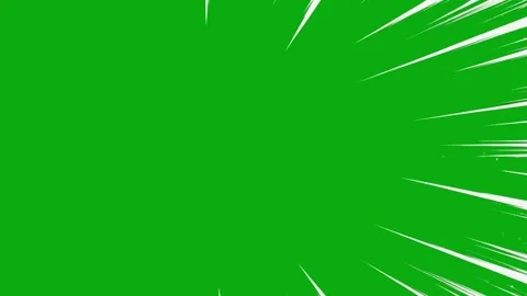 Sparse white radial kinetic lines animated on green screen dash action effect Stock Footage 335218040