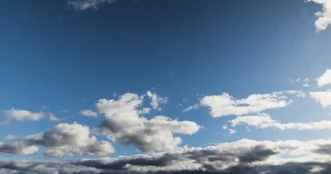 Sparse Wispy Clouds Timelapse Sunset 4K Stock Footage 113899470