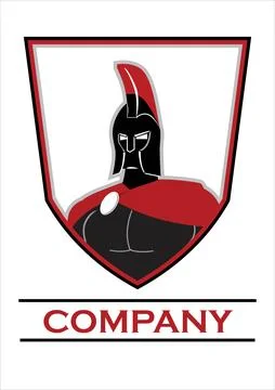 Sparta Galdiator Stock Illustration