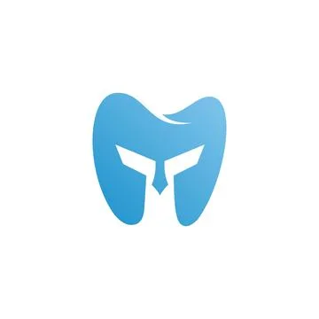 Spartan Dental Logo Vector Design Template Stock Illustration