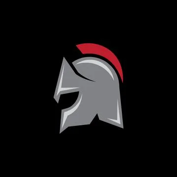 Spartan gladiator logo 스톡 일러스트