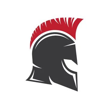 Spartan gladiator logo 스톡 일러스트