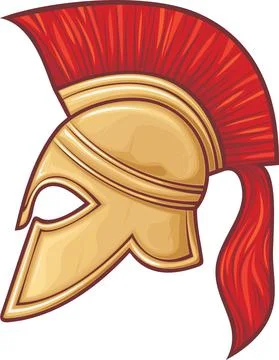 Spartan helmet Stock Illustration