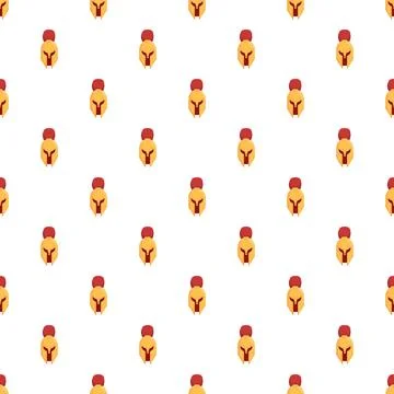 Spartan helmet pattern wallpaper representing ancient warrior power Illustrazione stock