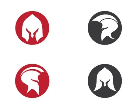 Spartan helmet vector icon Stock Illustration