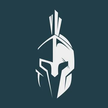 Spartan helmet vector Stock Illustration