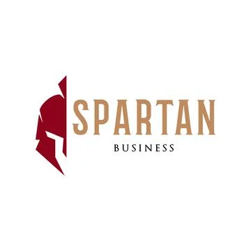 Spartan Icon Logo Design Template Stock Illustration
